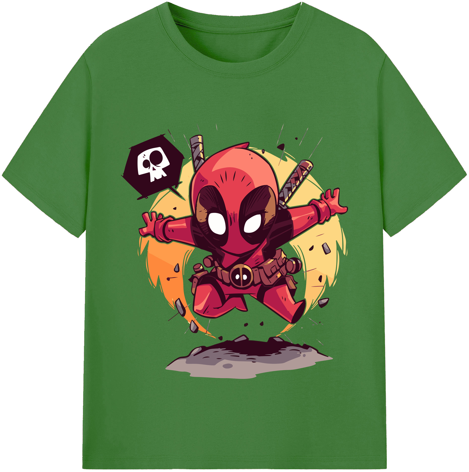 （画像用） アベンジャーズ The Avengers レディースカジュアルプリントTシャツ（綿100％）